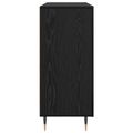 vidaXL Servírovacia skriňa Čierny dub 90 x 34 x 80 cm Kompozitné drevo