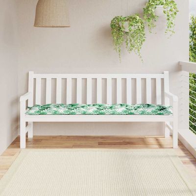 vidaXL Podložka na záhradnú lavičku 180x50x7 cm, oxfordská látka