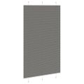 vidaXL plisovaná roleta antracitová 115x200 cm Šírka látky 114,4 cm