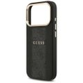 Puzdro Guess pre iPhone 17 Pro HC MAGSAFE PU S 4G PU PRUHOVANÉ čierne