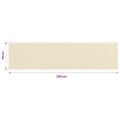 vidaXL Balkónová markíza krémová 75x300 cm HDPE