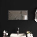 vidaXL Zrkadlo do kúpeľne s LED Priehľadná 60 x 30 cm tvrdené sklo