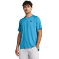 Tričko Tech Textured SS Modré - Under Armour, veľkosť S, veľkosť oblečenia S