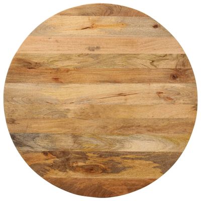 vidaXL Stolová doska Ø 80x2,5 cm okrúhla masívne mangovníkové drevo