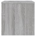 vidaXL Nočné stolíky 2 ks sivý dub sonoma 40x30x30 cm spracované drevo