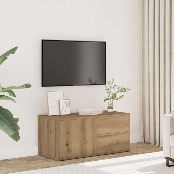 vidaXL TV skrinka dub artisan 80x34x35,5 cm kompozitné drevo