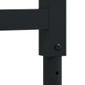 vidaXL pracovný stôl tmavohnedá 80x60x(71,5-98) cm masívny dub