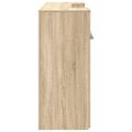 vidaXL Recepčný stôl dub sonoma 200x50x103,5 cm kompozitné drevo