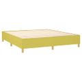 vidaXL Boxspring posteľ s matracom zelená 180x200 cm látka