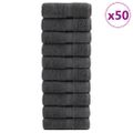 vidaXL Premium Žinky SOLUND 50 ks Antracit 15x21 cm 600 gsm