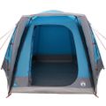 vidaXL Kempingový stan Chata Modrá 420 x 420 x 227 cm Polyester