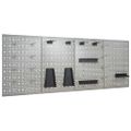 vidaXL Nástenné závesné panely na náradie 4 ks 40x58 cm oceľové