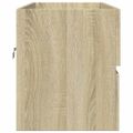 vidaXL Skrinka pod umývadlo, dub sonoma 90x38,5x45cm, kompozitné drevo
