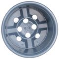 vidaXL Kulatý kvetináč 50 ks Tehlová Ø 10 x 8 cm Plast