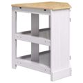vidaXL Stojan na akvárium CORONA Biela 70 x 70 x 73 cm 300 kg
