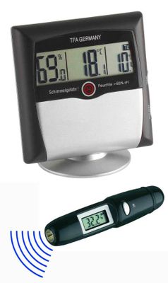 95.2008 TFA Klima Set súprava - digitálny termovlhkomer a infračervený teplomer