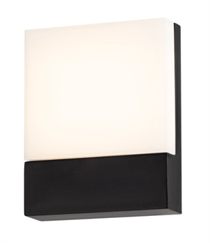 Vonkajšie svietidlo nástenné ORNO Adviti AD-OP-6578BLPM4, FREZJA LED 9W, 750lm, IP65, 4000K, čierne