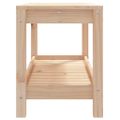vidaXL Záhradná lavica 82,5x35x45 cm masívna borovica