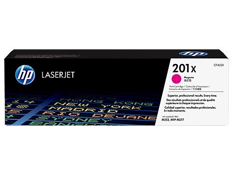 HP 201X tlačová kazeta purpurová veľká, CF403X