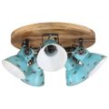 vidaXL Stropná lampa 25 W šmuhovaná modrá 50x50x25 cm E27