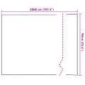 vidaXL Samolepiaca okenná fólia Frosted šedá 90 x 2000 cm PVC