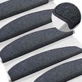 vidaXL Samolepiace schodové rohože 15 ks 80 x 24,5 x 3,5 cm
