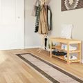 vidaXL Behúň MARSA Čierna 50 x 250 cm Polyester a PVC