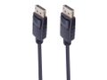 PremiumCord DisplayPort 1.2 kabel M/M, 1,5m Kabel, propojovací, zástrcka DisplayPort, zástrcka DisplayPort, až 4K@60Hz, 20pin, 18Gb/s, cerný, 1,5m