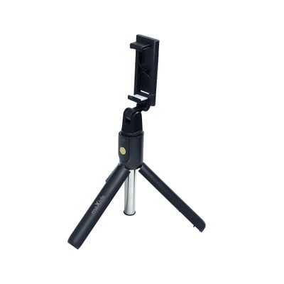Maxlife MXST-100 selfie tyč Bluetooth so statívom a diaľkovým ovládačom, čierna (OEM0101354)