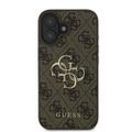 Guess Case for iPhone 16 6.1" GUHCP16S4GMGBR 4G Big Logo Brown