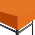 vidaXL Strieška na altánok 310 g/m² 4x3 m oranžová