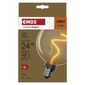 LED žiarovka DECO CG125A / E27 / 4,5 W (24 W) / 240 lm / flame