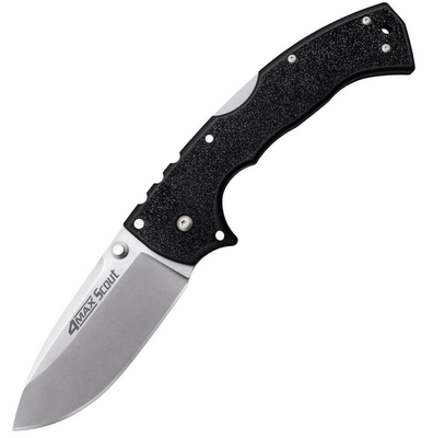 Cold Steel 62RQZ 4 Max Scout masívny vreckový nôž 10,2 cm, Stonewash, čierna, Griv-Ex