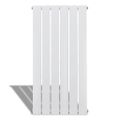 Biely vykurovací panelový regál na uteráky 465mm + vykurovací panel 465 mm x 900 mm