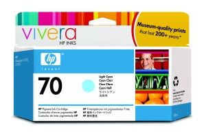 HP no 70 sv. azúrová atramentová kazeta, C9390A