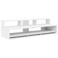 vidaXL Štúdiový stôl Biela 152 x 42,5 x 36 cm Kompozitné drevo