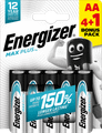 Energizer Max Plus AA alkalické batérie 4+1 5ks E303322800