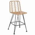 vidaXL Barové stoličky 2 ks 45x56x103,5 cm PE ratan a oceľ