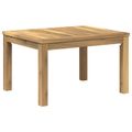vidaXL Konferenčný stolík Biela 50 x 60,5 x 36 cm Pevné akáciové drevo
