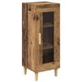 vidaXL Servírovacia skriňa Staré drevo 34.5 x 32.5 x 90 cm