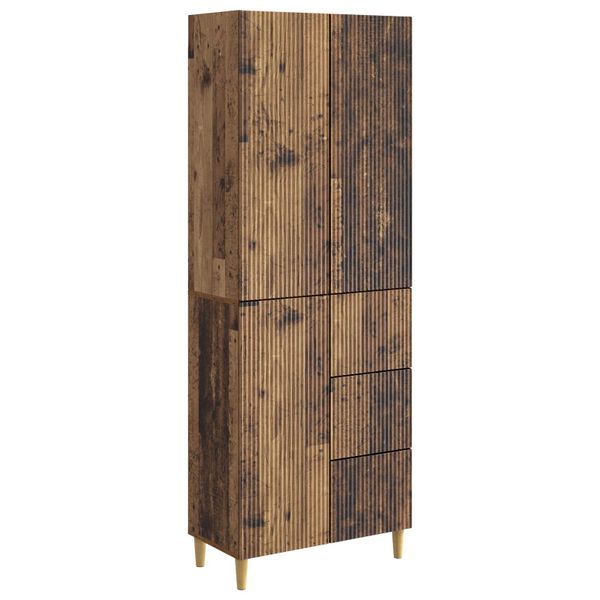 vidaXL Sada skríň 2 pcs 66 x 34,5 x 90 cm Kompozitné drevo