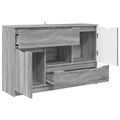 vidaXL Servírovacia skriňa Sivý Sonoma 100 x 30 x 65,6