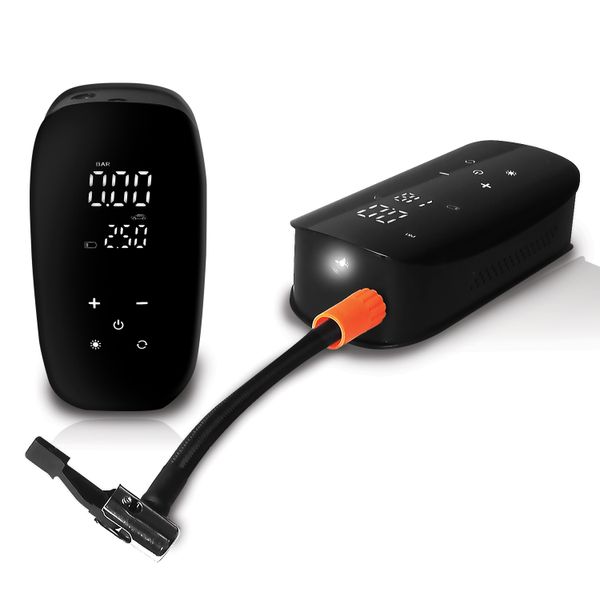 LTC Elektrická pumpa do bicykla/auta kompresor power bank LCD 6000mAh USB-C