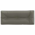 vidaXL Vankúš na paletu VIANEN 100% polyester Sivá 120 x 40 x 12 cm