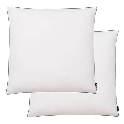 vidaXL Vankúše, 2 ks, náplň z páperia/peria, ťažké, 80 x 80 cm, biele
