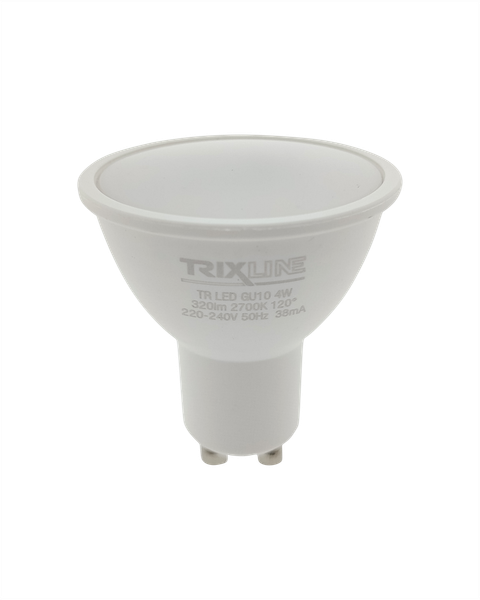LED žiarovka Trixline 4W 320lm GU10 teplá biela