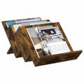 vidaXL Regál na časopisy Dymová dub 53 x 40 x 28,5 cm Kompozitné drevo