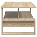 vidaXL Konferenčný stolík Sonoma dub 90 x 50 x 40 cm Kompozitné drevo