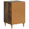 vidaXL Nočný stolík Dymový dub 43x 41 x 66,5 cm Kompozitné drevo
