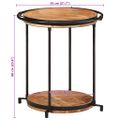 VidaXL Príručný stolík Ø55x60 cm Akácia z masívneho dreva
